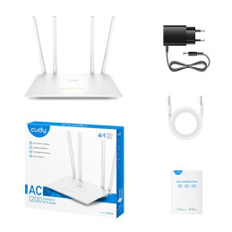 CUDY WR1200 Wireless AC1200 Dual Band Router