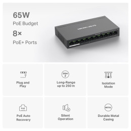 Mercusys MS110P 10port switch