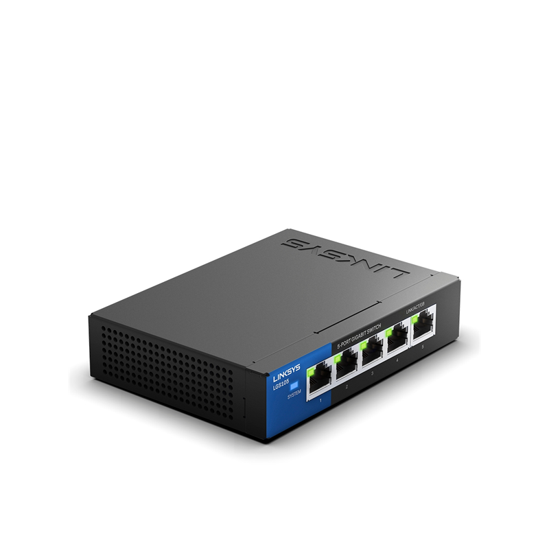 Linksys SMB LGS105 5port 10/100/1000Mbps LAN nem menedzselhető asztali Switch