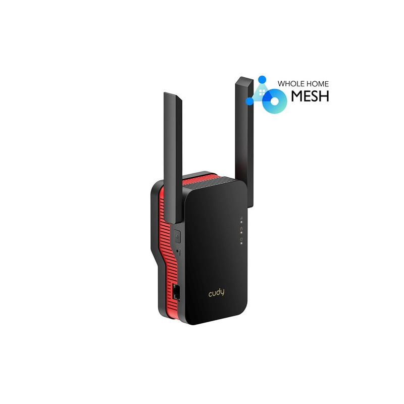 CUDY RE3000 kétsávos AX3000 WIFI 6 MESH fekete extender/access point