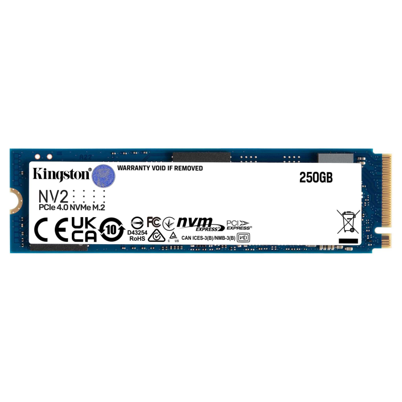 KINGSTON 250GB NV2 M.2 2280 PCIe 4.0 NVMe SSD