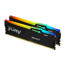 KINGSTON 64GB 5600MHz DDR5 CL40 DIMM Kit of 2 FURY Beast RGB