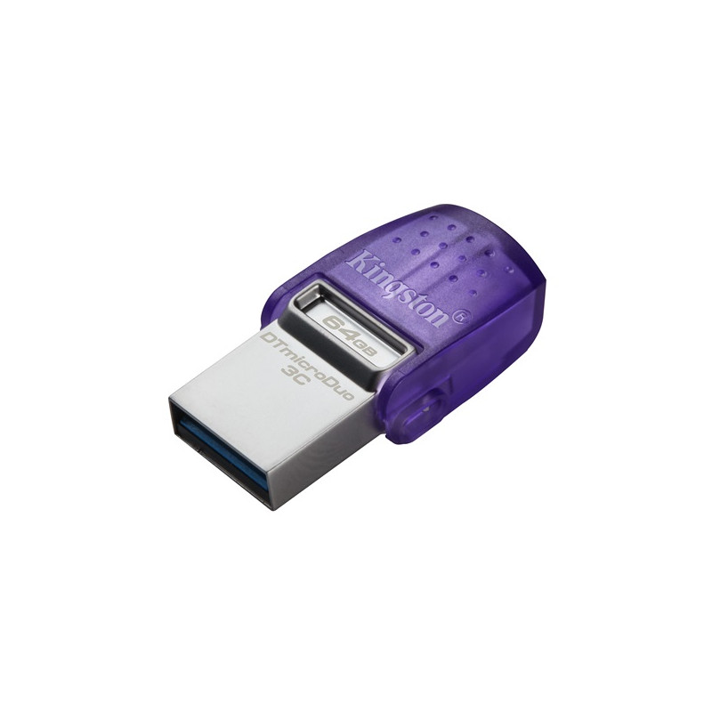 KINGSTON 64GB DataTraveler microDuo 3C 200MB/s dual USB-A + USB-C