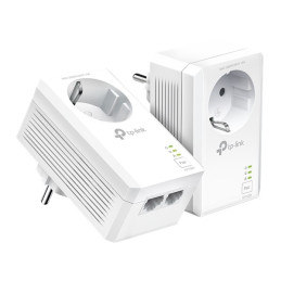 TP-Link TL-PA7027P AV1000 2-Port Gigabit Passthrough Powerline Starter Kit