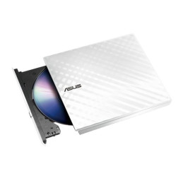 ODD Külső DVD író Asus SDRW-08D2S-U Lite Fehér Dobozos Slim