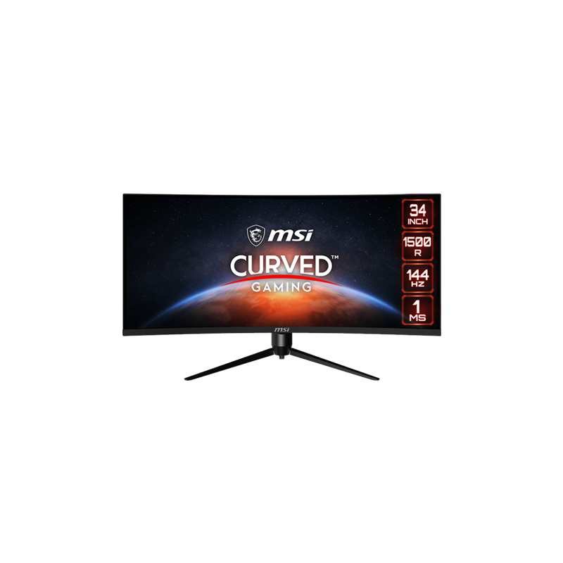 MSI Optix MAG342CQR [34", VA, Ívelt] - Fekete