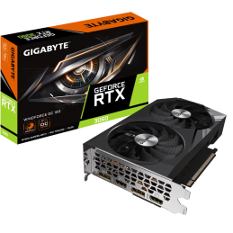 GIGABYTE GeForce RTX 3060 WINDFORCE OC 12G 2xDP 2xHDMI