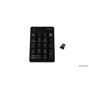 LOGILINK - vezeték nélküli billentyűzet, 18 billentyű