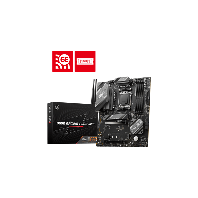 MSI B650 GAMING PLUS WIFI AMD B650 AM5 ATX alaplap