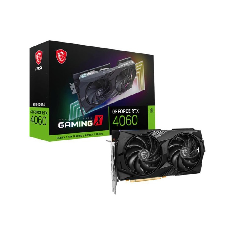 MSI GeForce RTX 4060 GAMING X 8G nVidia 8GB GDDR6 128bit PCIe videókártya