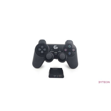 Gembird Wireless dual vibration gamepad, PS2/PS3/PC JPD-WDV-01