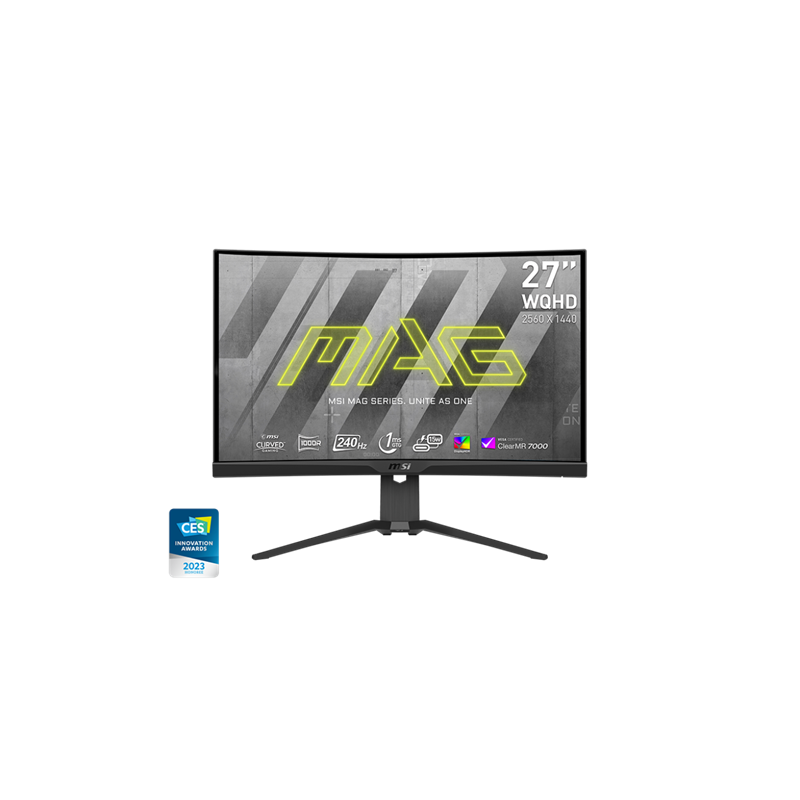 MSI 27" MAG 275CQRXF WQHD VA 240Hz HDMI/DP/USB ívelt gamer monitor