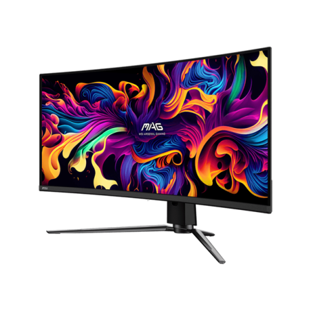 MSI 34" MAG 341CQP UWQHD QD-OLED 175Hz HDMI/DP/USB-C fekete ívelt gamer monitor