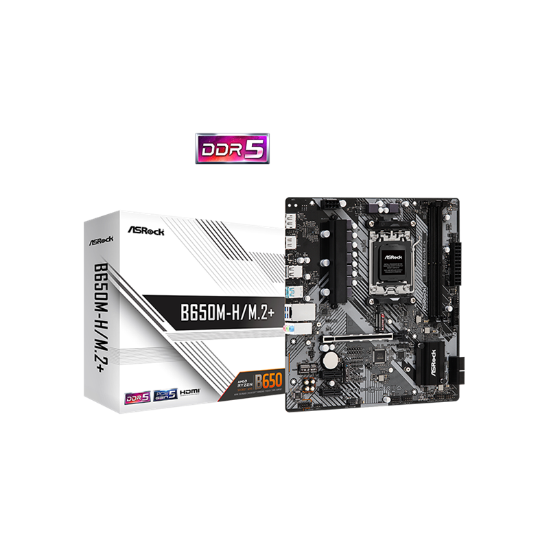 ASROCK B650M-H/M.2+ AM5 1xHDMI 1xDP