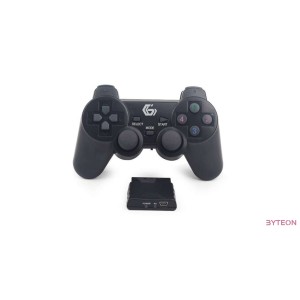 Gembird Wireless dual vibration gamepad, PS2/PS3/PC JPD-WDV-01