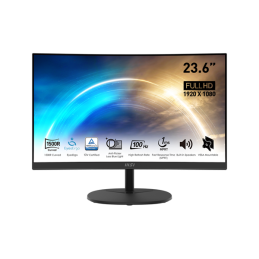 MSI 23,6" PRO MP2412C FHD VA 100Hz HDMI/DP fekete ívelt Business monitor