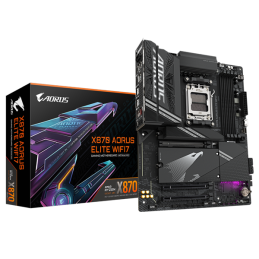 GIGABYTE Alaplap AM5 X870 AORUS ELITE WIFI7 AMD X870, ATX