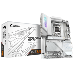 GIGABYTE Alaplap AM5 X870E AORUS PRO ICE AMD X870, ATX