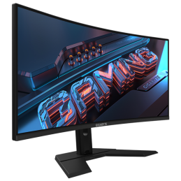 GIGABYTE Ívelt VA LED Monitor 34" GS34WQC 3440x1440, 2xHDMI/Displayport