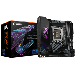 GIGABYTE Alaplap S1851 Z890I AORUS ULTRA INTEL Z890, mini-ITX