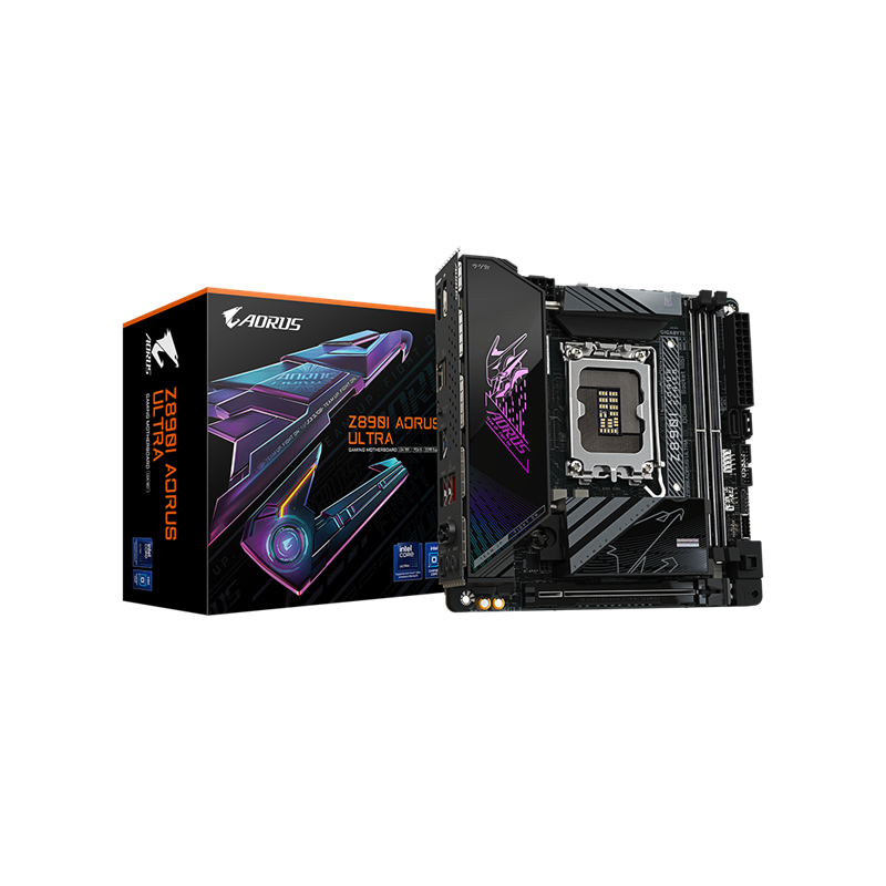 GIGABYTE Alaplap S1851 Z890I AORUS ULTRA INTEL Z890, mini-ITX