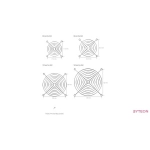 Arctic 80mm Fan Grills
