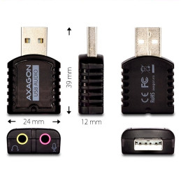 Axagon ADA-10 USB stereo audio adapter