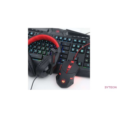 Redragon S101-BA Gaming Combo 4 in 1 Black/Red HU