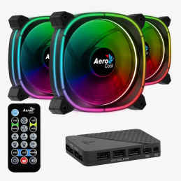 AeroCool Astro 12 ARGB 120mm [3-Pack, Remote control]