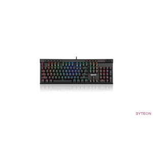 Redragon Vata RGB Mechanical Gaming Keyboard Blue Switches Black HU