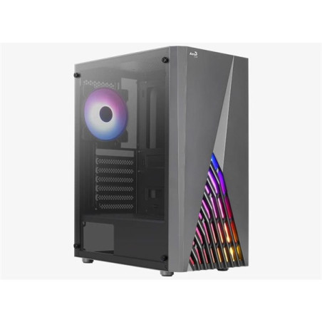 Számítógépház Aerocool Delta RGB ATX Fekete Edzett üveg