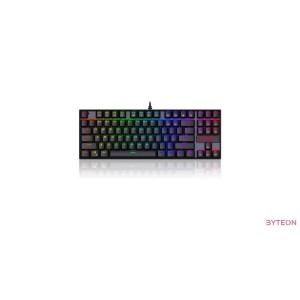 Redragon Kumara RGB Backlit Mechanical Gaming Keyboard Brown Switches Black HU