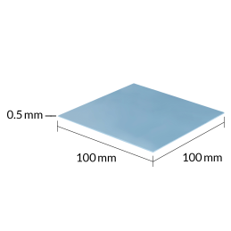 Arctic TP-3 100x100x0,5mm Hővezető lap (1lap/csomag)