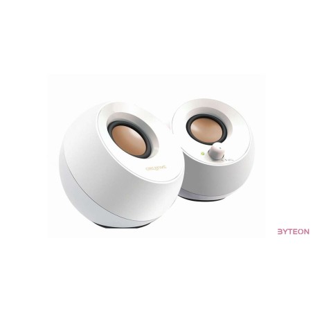 Creative Pebble 2.0 USB Desktop Speakers White