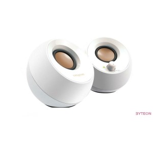 Creative Pebble 2.0 USB Desktop Speakers White