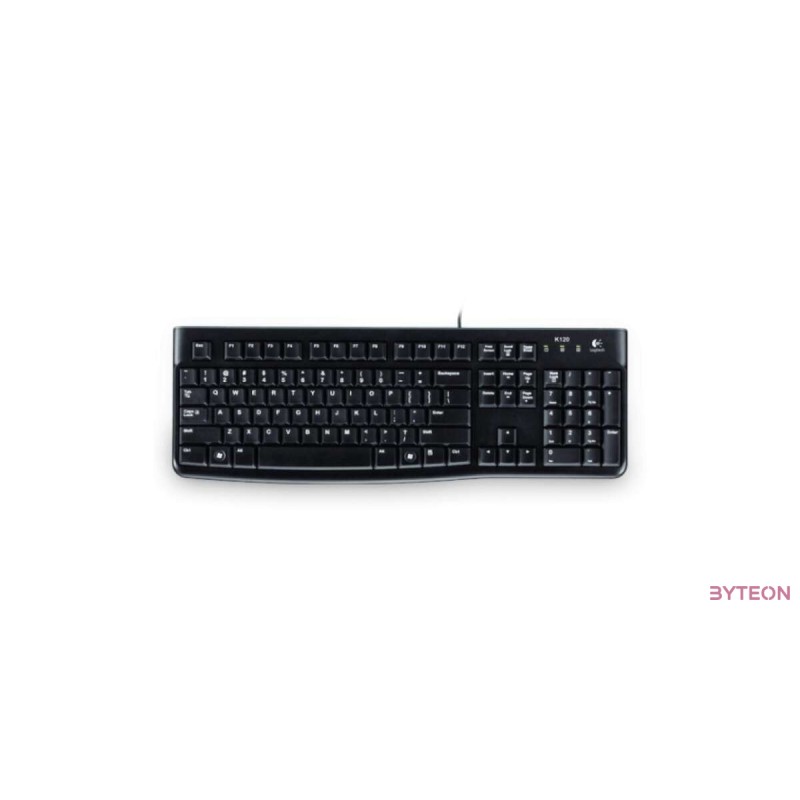 Logitech K120 OEM (ENG, USB) - Fekete