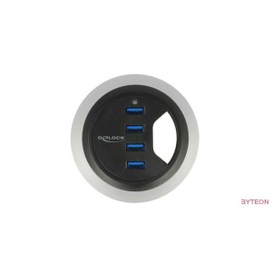 DeLock In-Desk Hub 4 Port USB 3.0