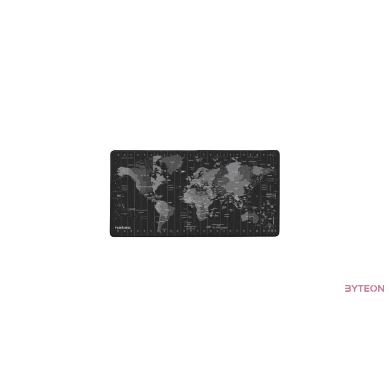 natec Time Zone Map Maxi mousepad