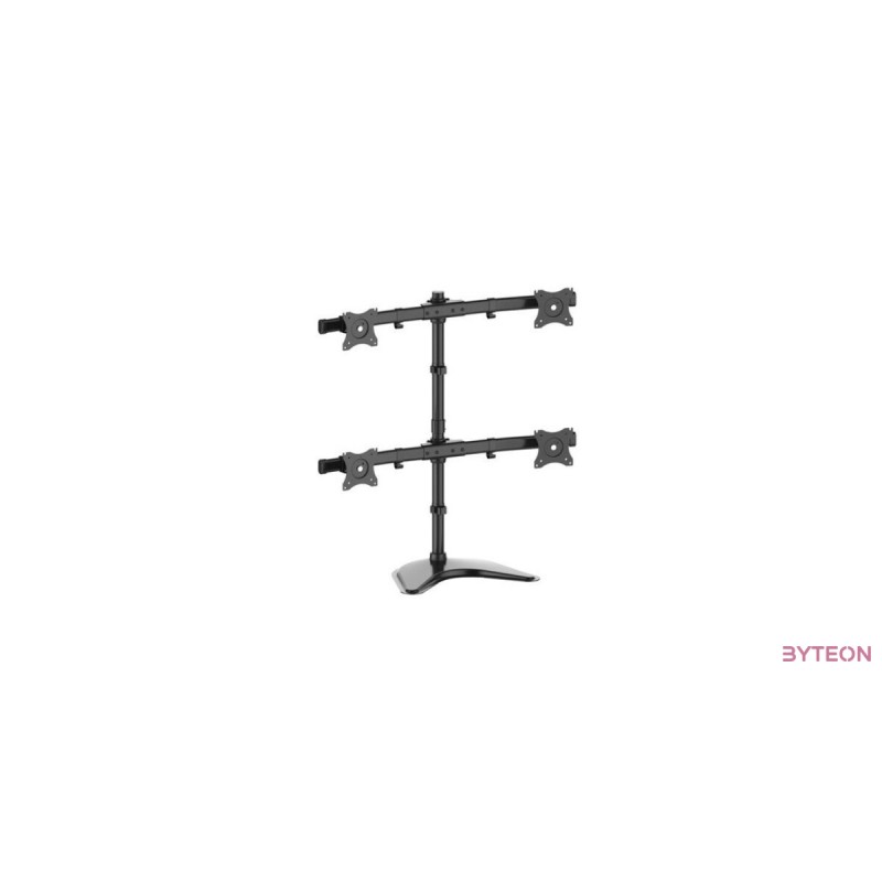 Multibrackets M Deskstand Basic Quad 15-27" Black