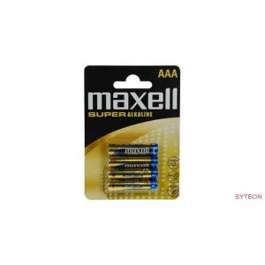 Maxell  alkáli micro ceruza elem (AAA)  4db/csomag
