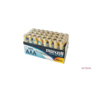 Maxell alkáli ceruza elem (AAA) 32db/csomag