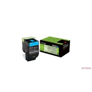 Lexmark 802XCE Extra High Cyan toner