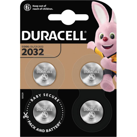 Duracell 2032 lítium akkumulátor 4 db