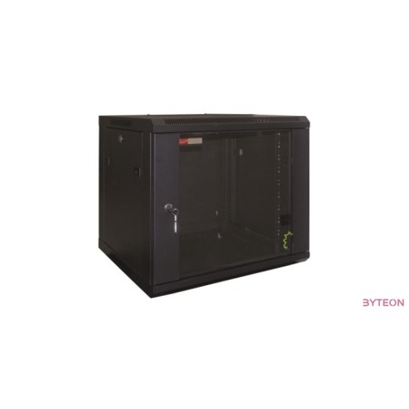WP Wall Mount Rack 19" RWB Series 6U WxDxH: 600x500x370 mm, Black RAL 9005