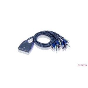 ATEN KVM SWITCH 4PC USB +KÁBEL