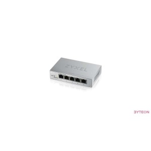 ZyXEL GS1200-5 5port Gigabit LAN (60W) web menedzselhető asztali switch