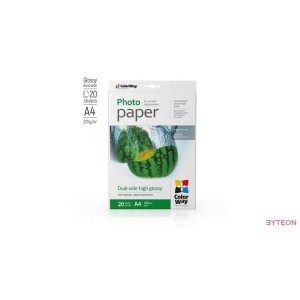ColorWay Fotópapír Kétoldalas fényes 220g, A4, 20 lap