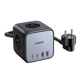 Power Strip Cube EU UGREEN CD268, 65W, 1.8m (black)