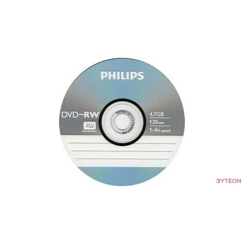 Philips DVD-RW 4,7Gb 4x (1-es címke)