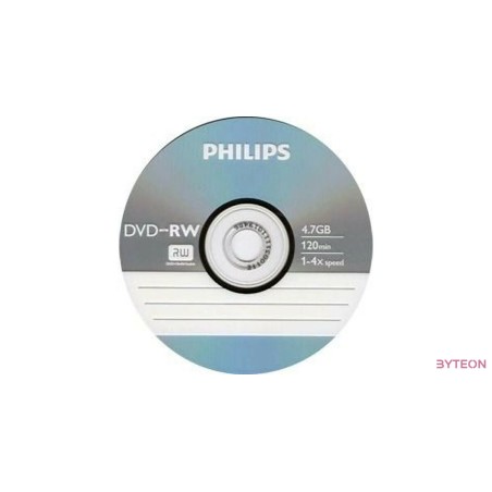 Philips DVD-RW 4,7Gb 4x (1-es címke)